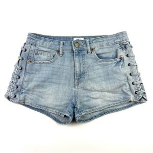 Tokyo Darling High Waisted Jean Shorts Womens Size 4 Denim Blue